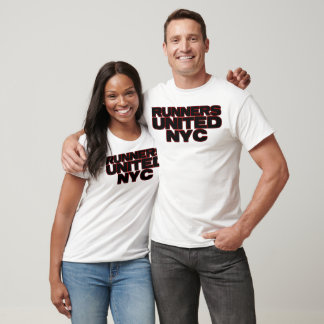 Zwart met rode omtrek t-shirt