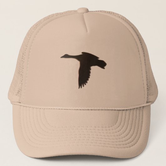 Zwart metaal - Mallard Duck in Flight Trucker Pet (Voorkant)