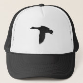 Zwart metaal - Mallard Duck in Flight Trucker Pet (Voorkant)