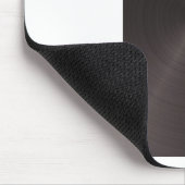 Zwart metaal muismat (Hoek)