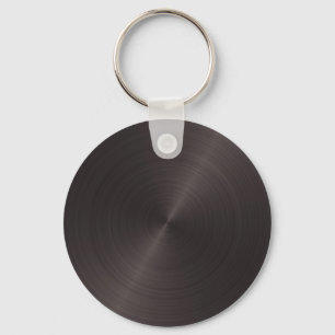 Zwart metaal sleutelhanger