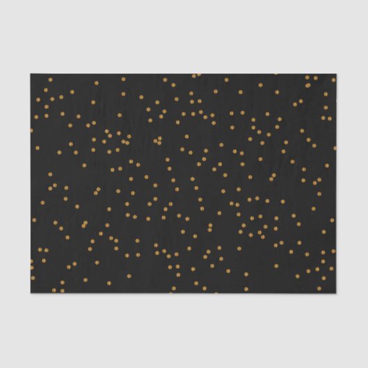 Zwart-metalen goudplatter tissuepapier (Voorkant)