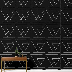 Zwart Modern Chic Minimalist Behang