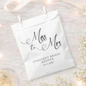 Zwart Modern Simple Script Vrijgezellenfeest Bedankzakje (Geknipt)