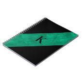 Zwart Monogram Notitieboek (Linkerzijde)