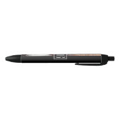 Zwart monogram zwarte inkt pen (Bodem)