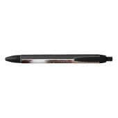 Zwart monogram zwarte inkt pen (Achterkant)