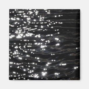Zwart mousserend water magneet