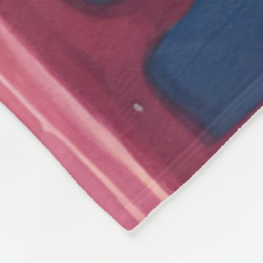 Zwart N Blauw Duits Herder Puppies N Milkshakes Fleece Deken (Hoek)