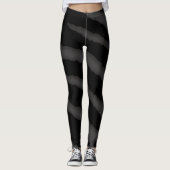 Zwart, naadloos licht zwart. leggings (Voorkant)