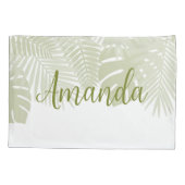 Zwart-Naped Monarch genesteld tussen de bladeren Kussensloop (Achterkant-Links)