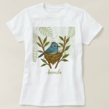 Zwart-Naped Monarch genesteld tussen de bladeren