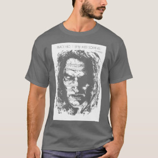 Zwart nee t-shirt