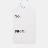 Zwart Notenkraker "Crushin' It" Gift Label Cadeaulabel (Achterkant)