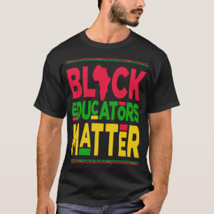 Zwart onderwijs is een zwarte geschiedenismaand t-shirt