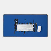 Zwart ontworpen Benjamin naam, bureau mat (Keyboard & Muis)