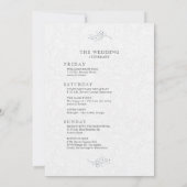 Zwart op pluche wit paisley minimale programma (Achterkant)