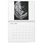 Zwart op White Callender Kalender (Jan 2026)