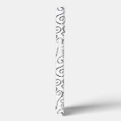 Zwart op wit handschilderd valpatroon Case-Mate iPhone case (Achterkant / Rechts)