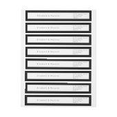 Zwart op wit, modern, minimalistisch en eenvoudig (Vel)