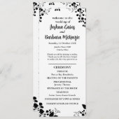 Zwart op wit plat programma (Voorkant / Achterkant)