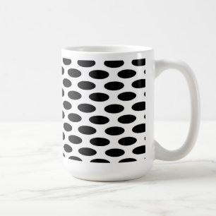 Zwart op witte Stippen Koffiemok