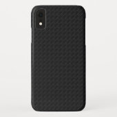 Zwart op zwart gecontroleerd automobielpatroon Case-Mate iPhone case (Achterkant)