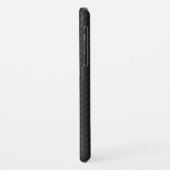 Zwart op zwart gecontroleerd automobielpatroon Case-Mate iPhone case (Achterkant/links)