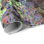 Zwart Opalised Rock Cadeaupapier (Rol Hoek)