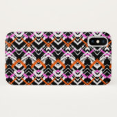 Zwart, Oranje en roze hand getekend pijlpatroon Case-Mate iPhone Case (Achterkant (horizontaal))