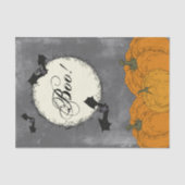  zwart-Oranje Halloween-papier Tissuepapier (Voorkant)