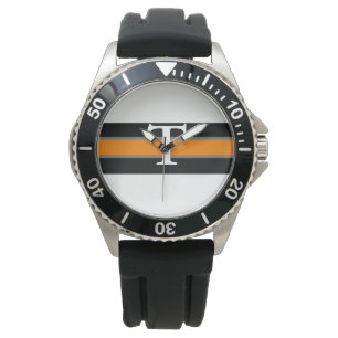 Zwart & Oranje horloge