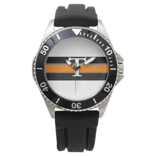 Zwart & Oranje horloge (Voorkant)