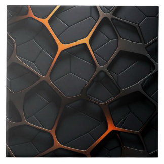 Zwart Oranje Tegeltje