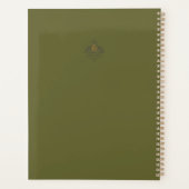 Zwart Paard Friese Paard - Kalender, Planner (Achterkant)