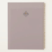 Zwart Paard Friese Paard - Kalender, Planner (Achterkant)