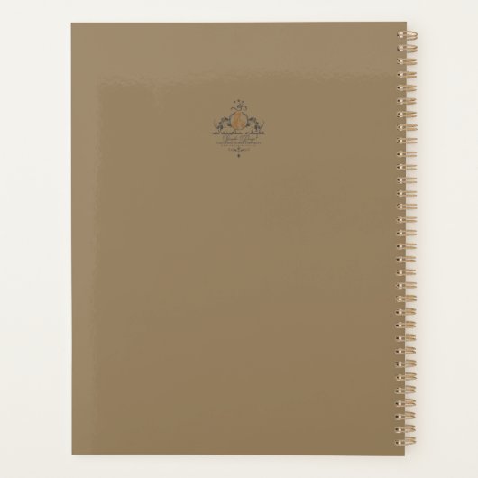 Zwart Paard Friese Paard - Kalender, Planner (Achterkant)