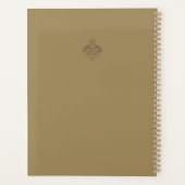 Zwart Paard Friese Paard - Kalender, Planner (Achterkant)