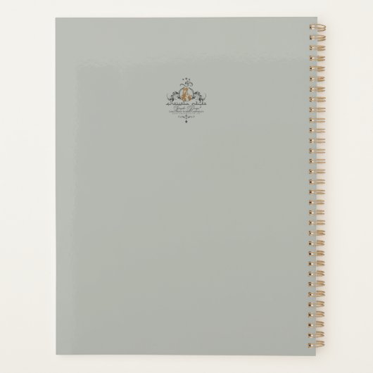 Zwart Paard Friese Paard - Kalender, Planner (Achterkant)