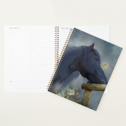 Zwart Paard Friese Paard - Kalender, Planner (Display)