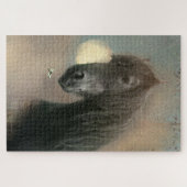 Zwart Paard Friesian - Puzzel (Horizontaal)