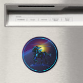 Zwart Paard Magneet (Insitu (Vaatwasser))