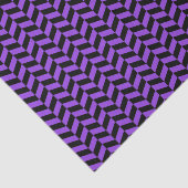 Zwart-Paars herringbotpapier Tissuepapier (Detail)