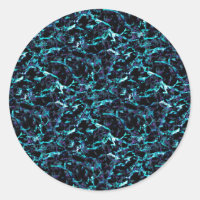 Zwart Paars & Schokkend Elektrisch Aqua Blauw