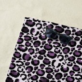 Zwart Paarse luipaard Strandlaken (In situ)