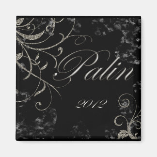 Zwart Palin 2012 Vierkante Magneet