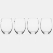 Zwart Palm Tree glas Tumbler (Links)