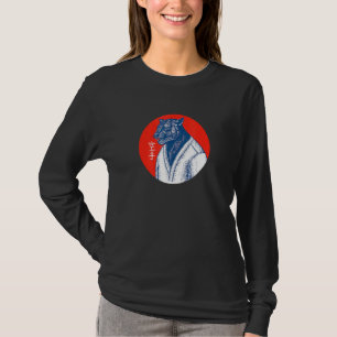 Zwart panter Karate Japanse kunst esthethetische G T-shirt