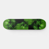 Zwart panter op groen skateboard (Horizontaal)