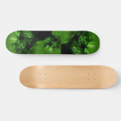 Zwart panter op groen skateboard (Horizontaal)